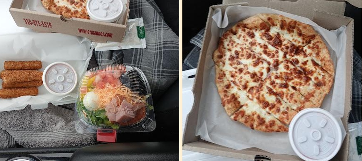 Ermanno's Pizza Menu